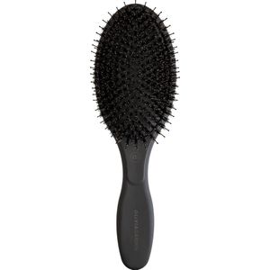 Olivia Garden Expert Care - Oval Paddle Borstel - Zwart - Zwijnenhaar