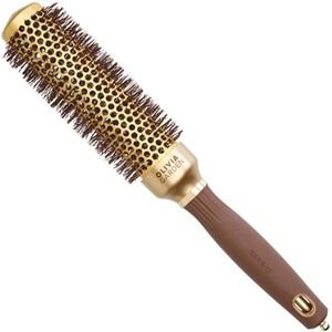 Olivia Garden - Expert Blowout Speed - Ronde Keramische Borstel - Goud en Bruin