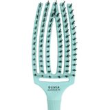 Olivia Garden Borstel Fingerbrush Iconic Boar & Nylon Mint 1Stuks