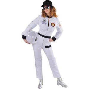 Magic Design Verkleedpak Astronaut Dames Polyester Wit Maat S