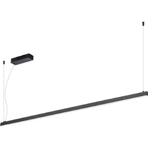 GURI LED pendel 52W 3000K 2400mm zwart dimbaar (3m kabel incl)