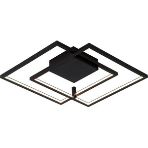 NORI LED 42W 3000K zwart 540x480x60 dimbaar