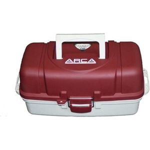 Arca 3 Tray Tackle Box Red Default