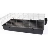 Duvo+ Liberty 120 kooi voor kleine dieren, 118 x 59 x 50 cm, grijs