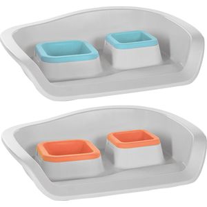 Duvo - Twice & Nice - Voer Set - Water en Voer - Antislip