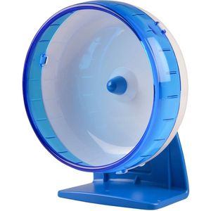 Duvoplus - Speelgoed Voor Dieren - Knaagdier - Stil Looprad Plastiek M - Ø17cm Blauw - 1st