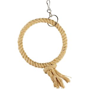 Duvoplus - Speelgoed Voor Dieren - Vogel - Ringtouw In Sisal Xs - 36x17x4cm Beige - 1st