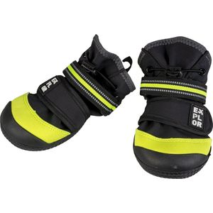 Duvoplus - Hond - Gear Hondenschoentjes 4st - XL - 8,3x10,2cm zwart
