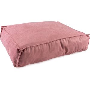 Duvo+ Kussen Rechthoekig Velvet Roze L - 97x68x18,5cm