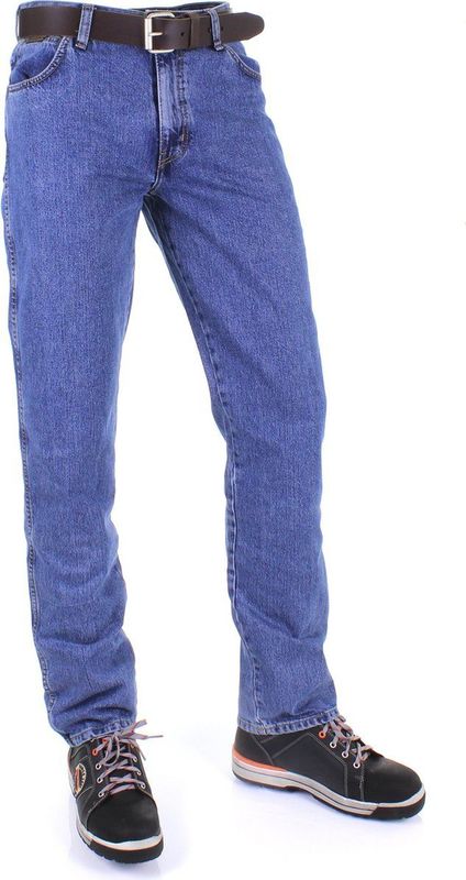 Wrangler Heren Jeans Broeken Texas regular/straight Fit Blauw Volwassenen