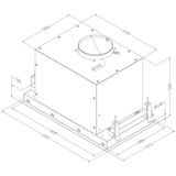 NOVY Crystal 26050 Inbouw Roestvrijstaal, Wit B