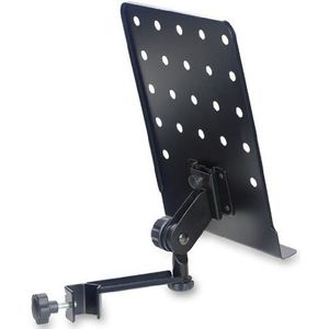 Stagg MUS-ARM 1 kleine muziekstandaard met bevestigbare houder/arm, zwart
