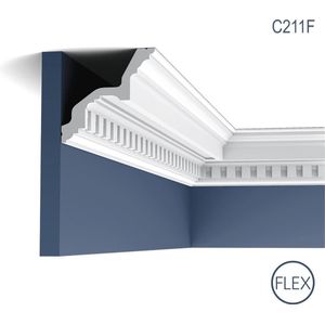 Kroonlijst flexibel Origineel Orac Decor C211F LUXXUS Plafondlijst Sierlijst flexibel 2 m