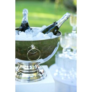 J-Line champagne coupe - ijsemmer - koper - zilver
