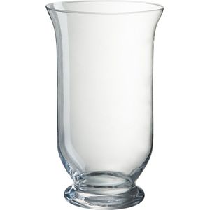 J-Line windlicht Klassiek - glas - transparant