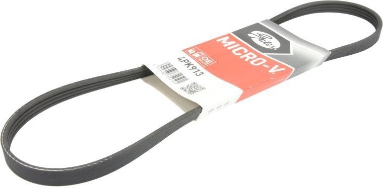 Micro-V - Dynamo - Zwart - Polyester - 4 Ribbenaantal