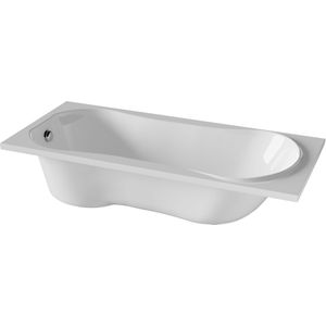 Luca Varess Trasime - Eenpersoons Inbouwbad - 180 x 80 cm - Acryl - Hoogglans Wit