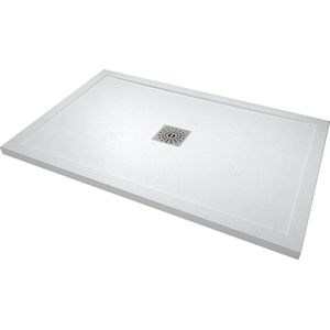 Linie - Lido - Douchebak - Mat Wit - Composietmarmer - 120 x 80 cm