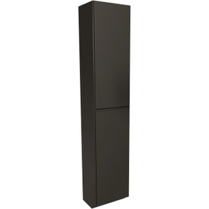 Storke Edge staande badkamerkast rechts mat zwart 40 x 30 x 200 cm