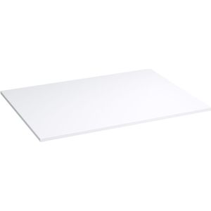 Storke Tavola enkel wastafelblad matte Solid Surface 65 x 52 cm