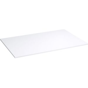 Storke Tavola enkel wastafelblad matte Solid Surface 75 x 52 cm