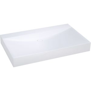 Balmani Wave enkele wastafel matte Solid Surface 90 x 55 cm