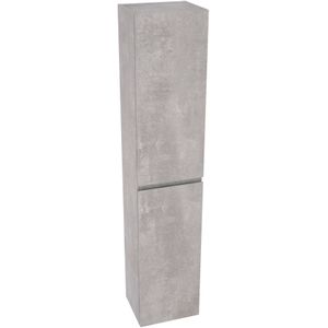 Linie Lado zwevende badkamerkast beton donkergrijs 35 x 30 x 170 cm