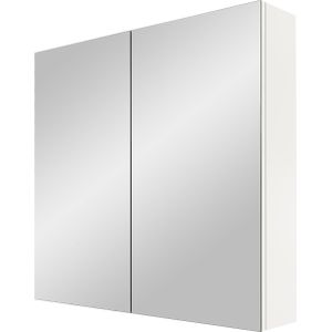 Linie Montro spiegelkast 80 x 75 cm hoogglans wit