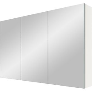 Linie Montro spiegelkast 120 x 75 cm glanzend wit