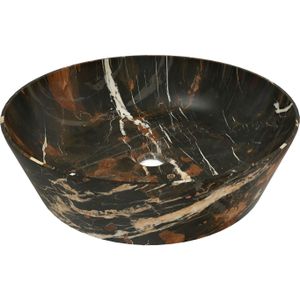 Balmani Still waskom Portoro Gold marmer rond Ø 38 cm