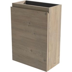 Linie Lado zwevende fonteinkast 40 x 21 cm naturel eiken