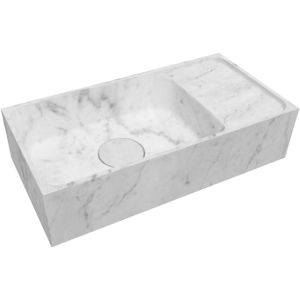 Balmani Dama handenwasser 42 x 21 cm Carrara marmer