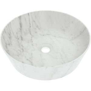 Balmani Still waskom Carrara marmer rond Ø 38 cm