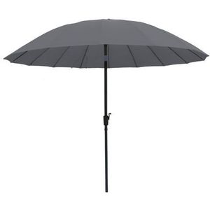 Central Park Parasol Shanghai Ø270cm Aluminium Staal Grijs | Parasols