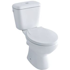 Baseline Duoblok Toilet I Pk Aansluiting Wit | Duoblok toiletten