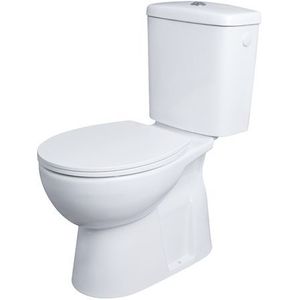 Aquavive Duoblok Toilet Avisio I Ao Aansluiting I Randloos Toiletpot Wit
