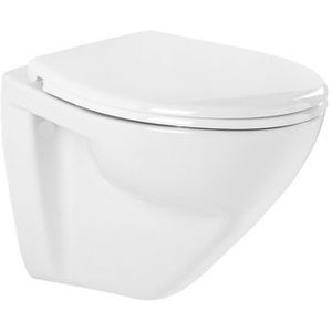 Aquavive Hangtoilet Lanico Wit | Soft-close Toiletzitting | Randloos Toiletpot