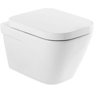 Aquavive Hangtoilet Marano Wit | Soft-close Toiletzitting | Randloos Toiletpot