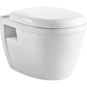 Aquavive - Foglia - Hangtoilet - Wit - Porselein - Randloos