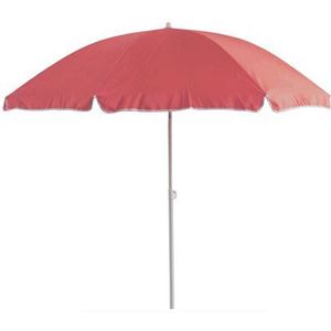 Central Park Strandparasol Staal Rood 2m