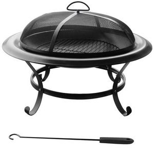Central Park Vuurkorf Lanzarote Zwart Ø74cm