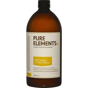 Pure Elements Patchouli Softening Shampoo 1000ml | Natuurlijke shampoo anti frizz