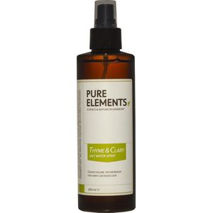Pure Elements Thyme & Clary Salt Water Spray 200ml | Natuurlijke styling spray voor krullen