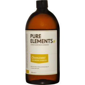 Pure Elements Orangemint Volumizing Shampoo 1000ml | Natuurlijke shampoo voor fijn haar