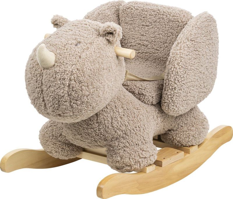 Nattou TEDDY Schaukeltier Nashorn, taupe