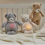 Nattou Sleepy - Knuffel met Nachtlamp - Konijn - Lichtbruin - 30 x 20 cm