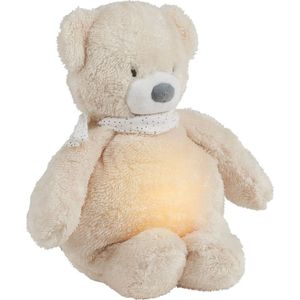 Nattou Sleepy - Knuffel met Nachtlamp - Beer - Beige - 30 x 20 cm