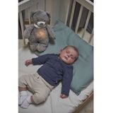 Nattou Sleepy - Knuffel met Nachtlamp - Beer - Grijs - 30 x 20 cm