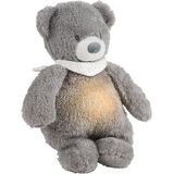 Nattou Sleepy - Knuffel met Nachtlamp - Beer - Grijs - 30 x 20 cm