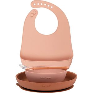 Serviesset - Silicone - Groen - Inclusief Slab en Lepel